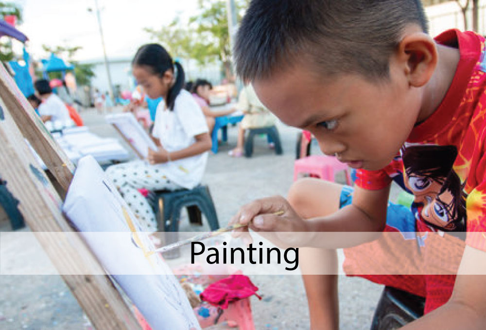 kids painting