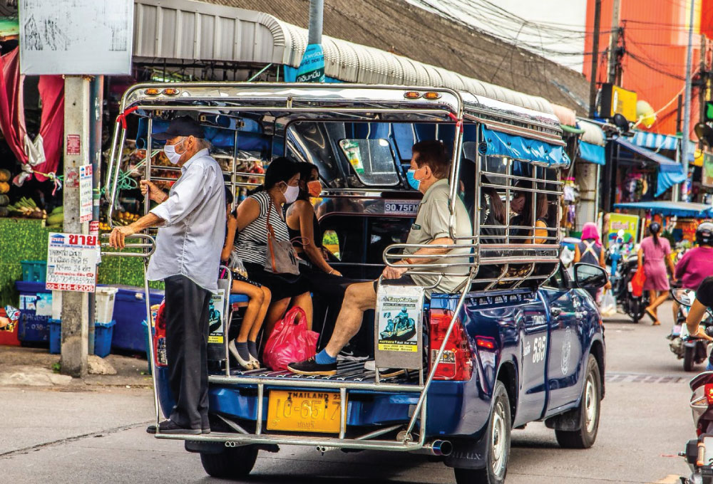 thai people famous transport song thaew